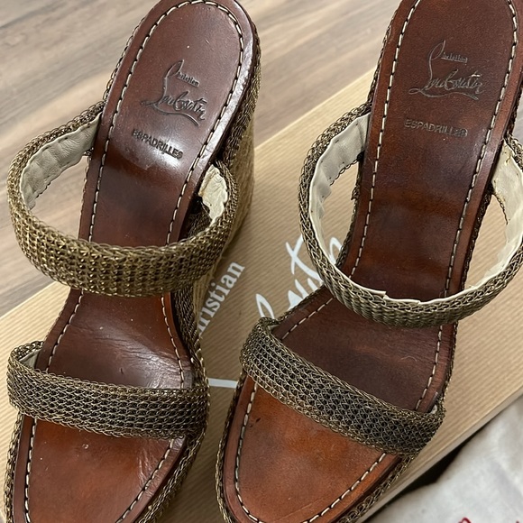 Christian Louboutin Cadena Chain Espadrilles - Picture 2 of 12